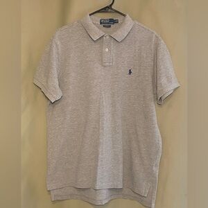 Vintage Polo By Ralph Lauren Custom Fit Grey Short Sleeve Grey Men’s XL